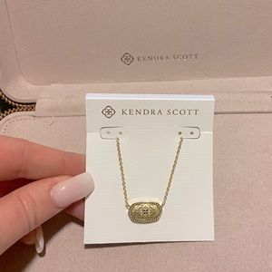 Elisa Necklace Gold Filigree Metal